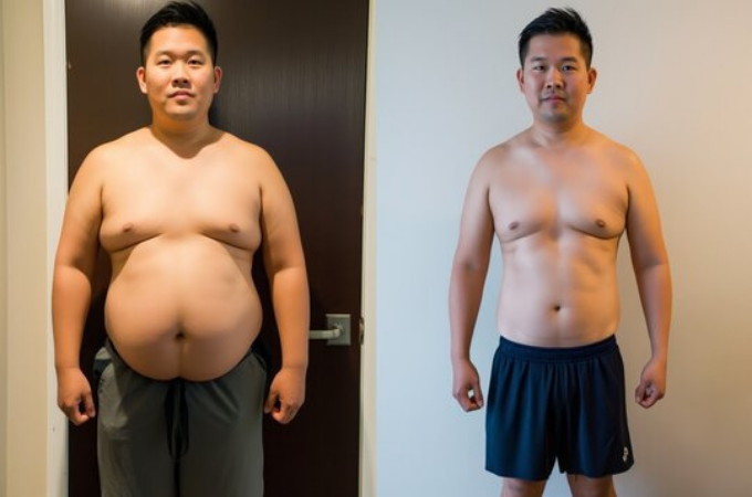 before ands after